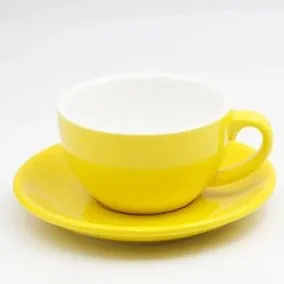 Cappuccino Cup Kaffia 200ml - Yellow