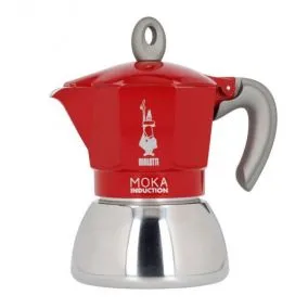 Bialetti Moka Induction 4 cups red