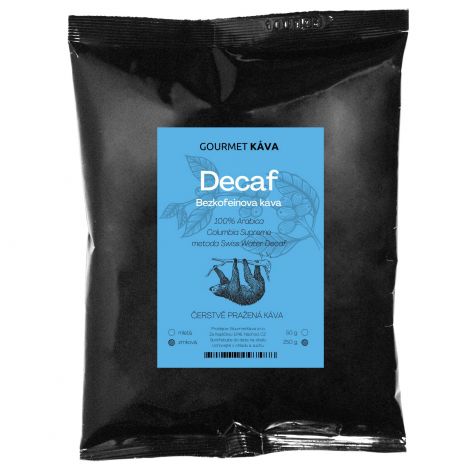 Decaffeinated coffee Colombia, whole bean Arabica DECAF