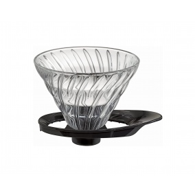 Hario Glass Dripper V60-02 - Black (VDGR-02B)