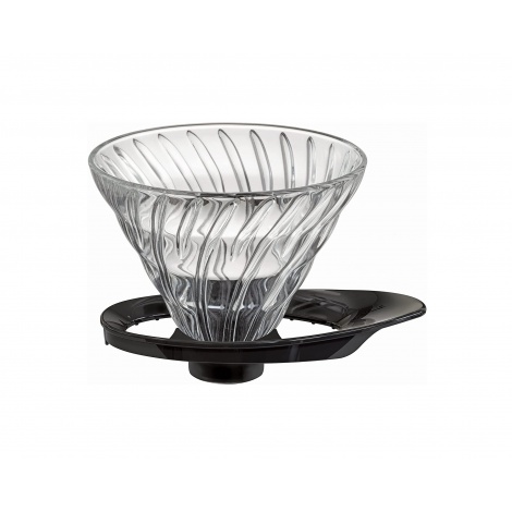 Hario Glass Dripper V60-02 - Black (VDGR-02B)