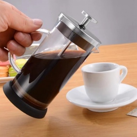 French press 350ml Kaffia black stainless steel