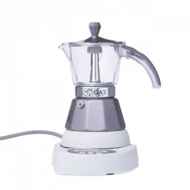 GAT Vintage 4-6 electric moka kettle gray