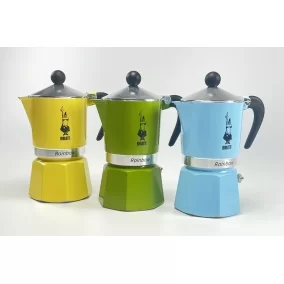 Bialetti Rainbow 3 blue moka pot