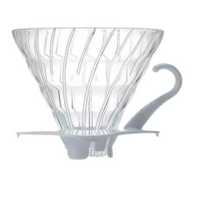 Hario Dripper V60-02 skleněný - bílý (VDG-02W)