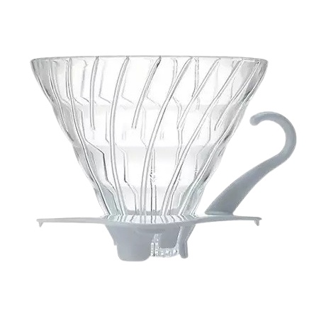 Hario Dripper V60-02 glass - white (VDG-02W)