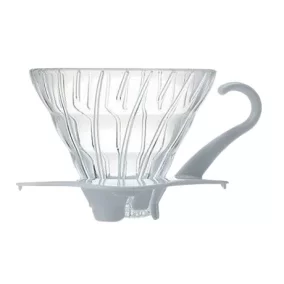 Hario glass Dripper V60-01 - white (VDG-01W)