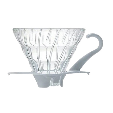 Hario skleněný Dripper V60-01 - bílý (VDG-01W)