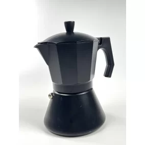 Kaffia Black Moka Pot 6 cups - USED / DISCOUNT