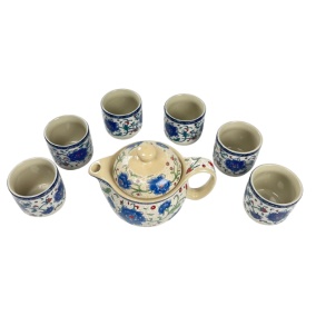 Tea set Kaffia Kettle with 6 cups