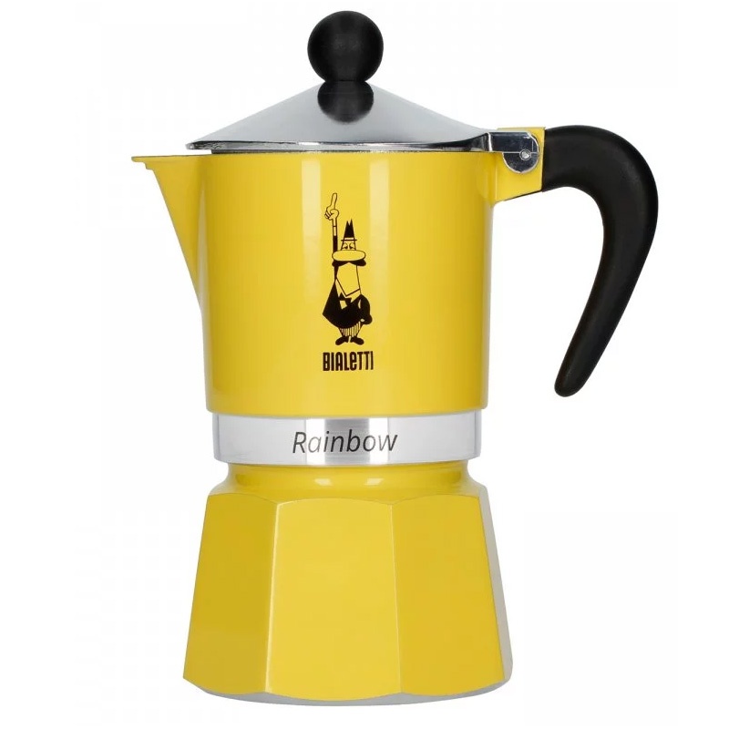 Bialetti Rainbow 3 žlutá moka konvice